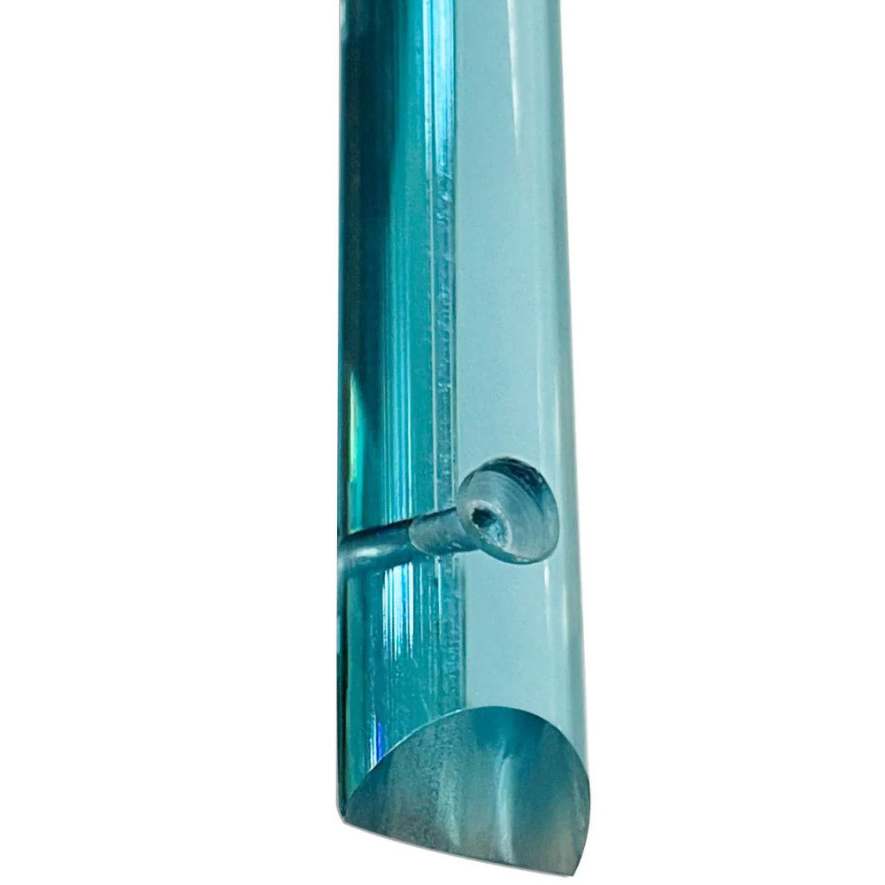 Opera Round Ice Blue Clear Skateboard Rails 14''