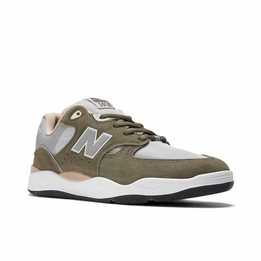 New Balance Numeric 1010 Tiago Lemos Suede Mesh Olive Grey Skate Shoe