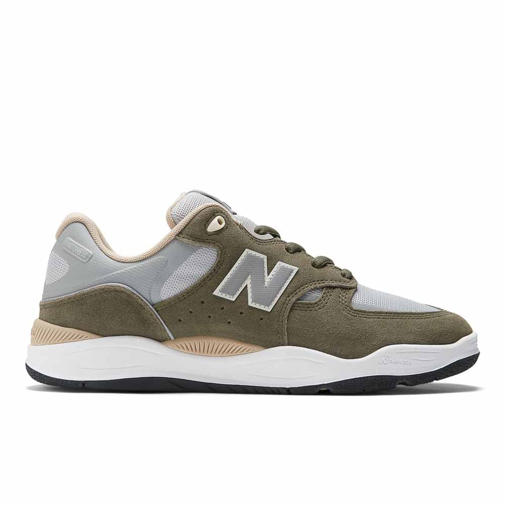 New Balance Numeric 1010 Tiago Lemos Suede Mesh Olive Grey Skate Shoe