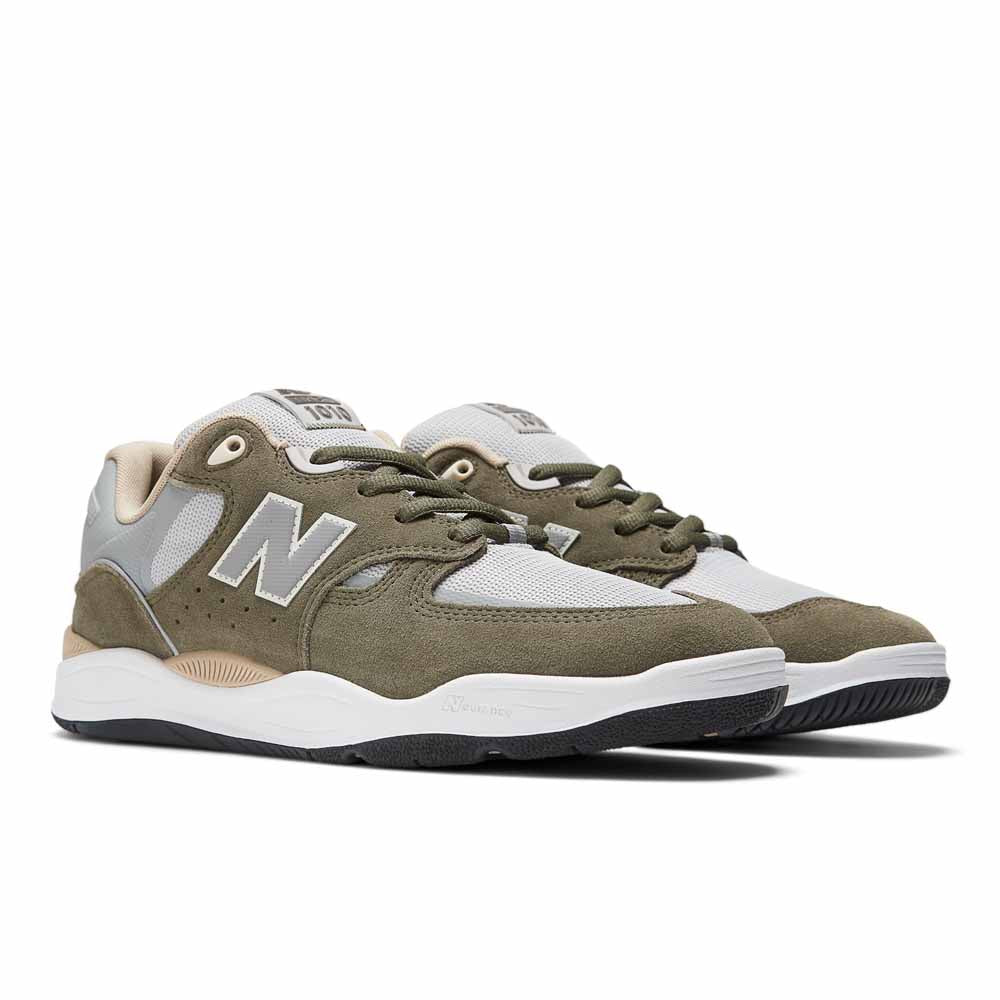 New Balance Numeric 1010 Tiago Lemos Suede Mesh Olive Grey Skate Shoe