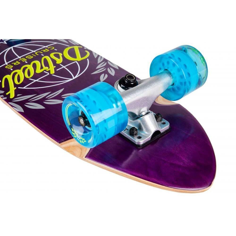 D Street Cruiser Atlas Factory Complete Skateboard Purple 28"