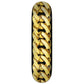 Plan B Chain Skateboard Deck Gold 8.25"