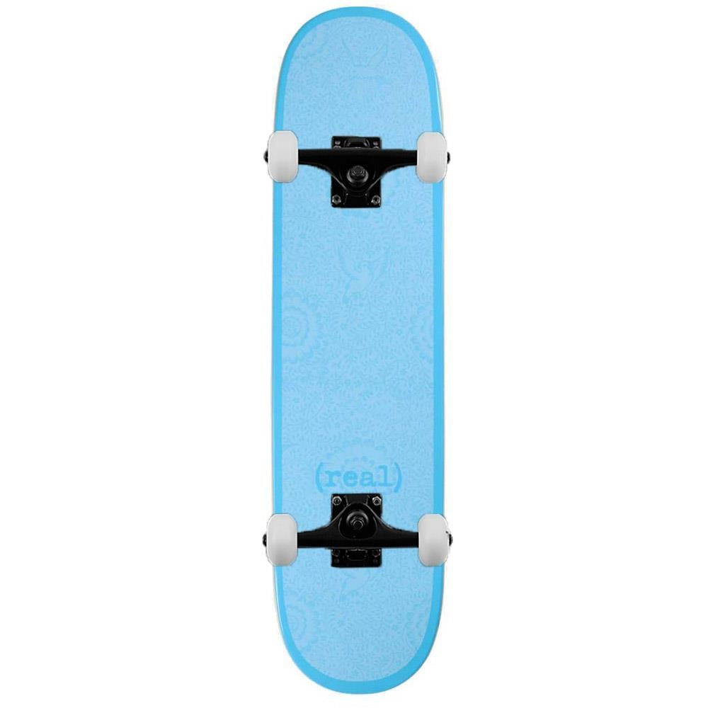Real Flowers Renewal Complete Skateboard Blue 7.75"