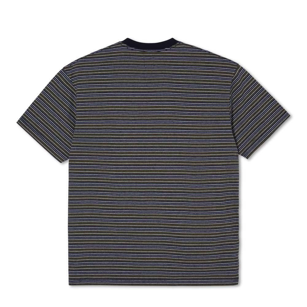 Polar Stripe Pocket T-Shirt Black Green