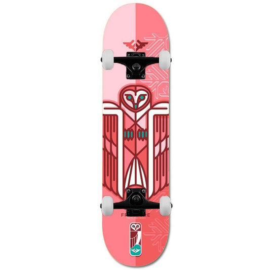 Fracture x Jono Wood Complete Skateboard Red 8"