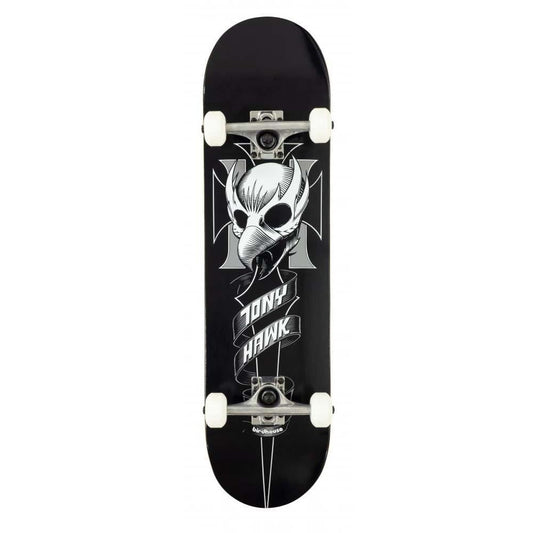 Birdhouse Crest Stage 1 Factory Complete Skateboard Black 8"