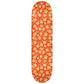Krooked Flowers Skateboard Deck Orange 8.06"