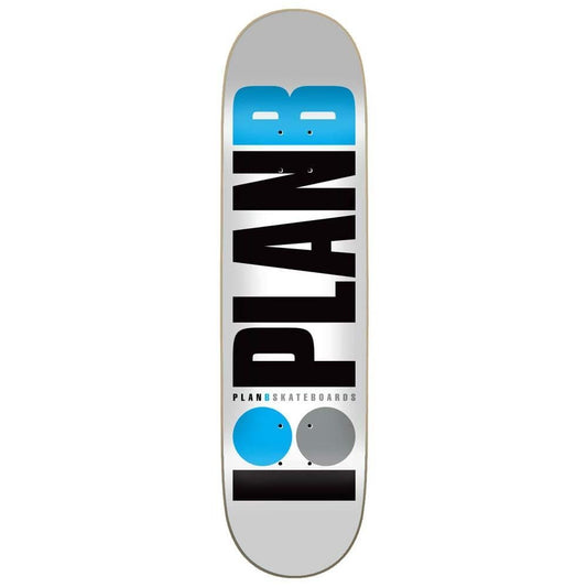 Plan B Team Skateboard Deck Blue 8.25"