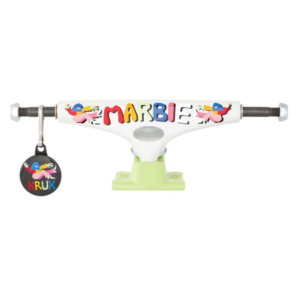 Krux DLK Trucks K5 Marbie Miller Standard Skateboard Trucks White 8"