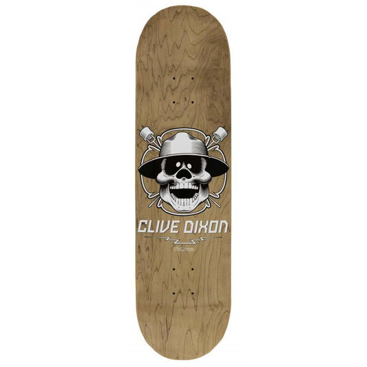 Birdhouse Pro Dixon Skull Skateboard Deck Grey 8.5"