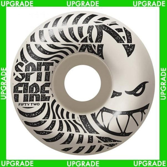 Free Dome Raging Skull Light Complete Skateboard White 8"