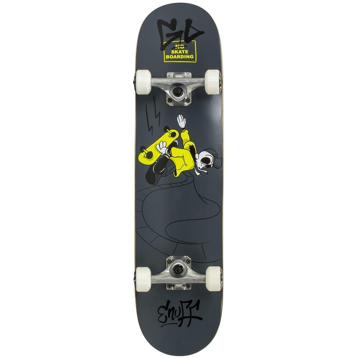 Enuff Skully Mini Factory Complete Skateboard Black Grey 7.25" x 29.5"
