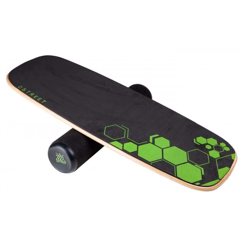 D Street Balance Board Hexagon All-round Black Green 32"