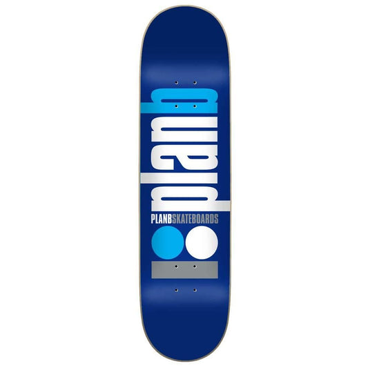 Plan B Classic Skateboard Deck Blue 8.375"
