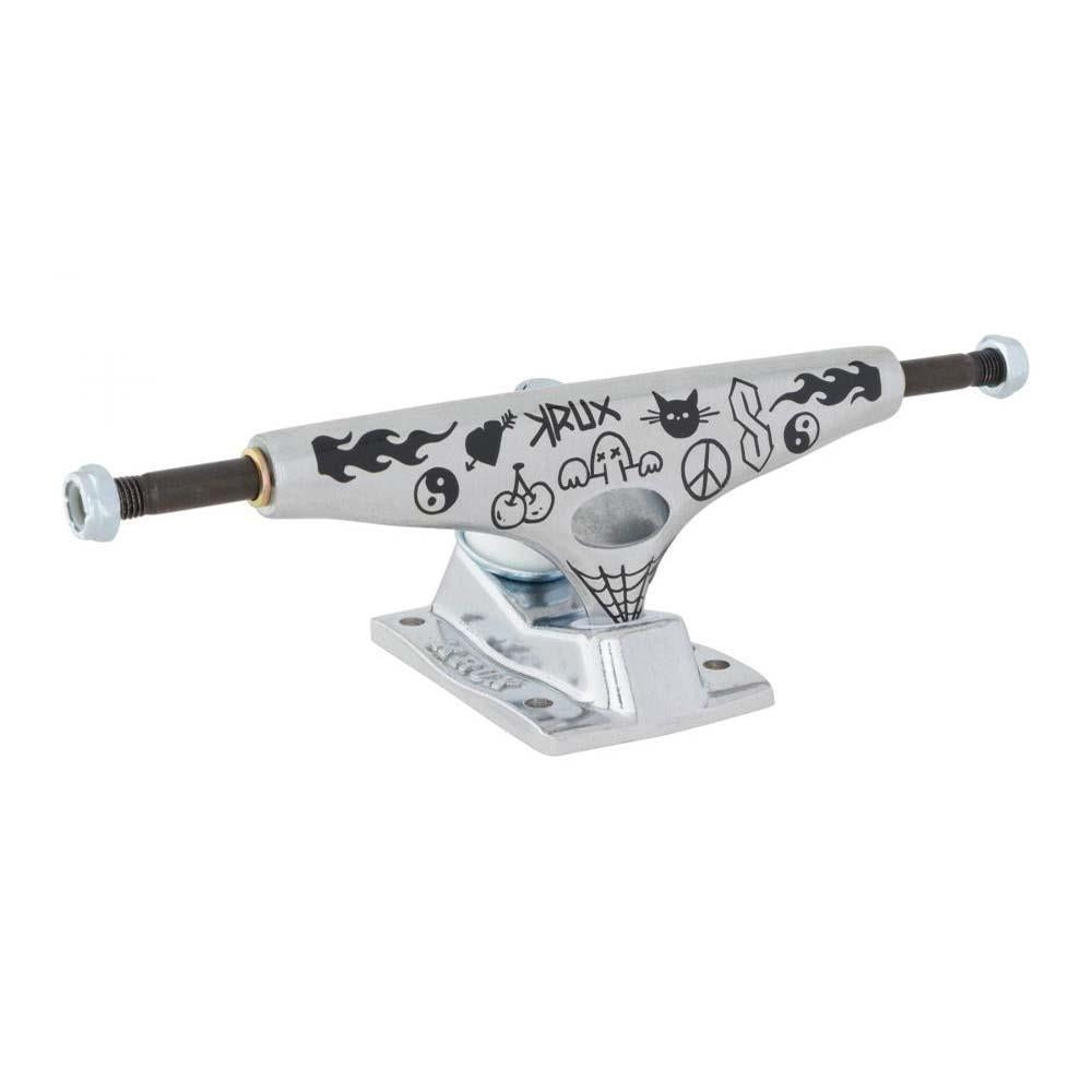 Krux Skateboard Trucks K5 Doodle Standard Silver 8.25"