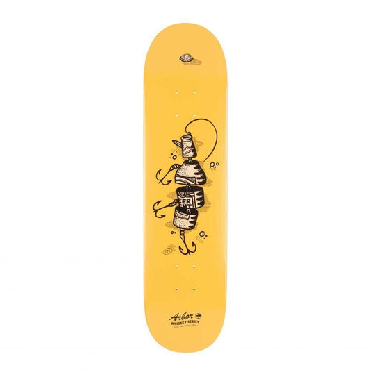 Arbor Skateboard Deck Whiskey 7.75 Upcycle Yellow 7.75"