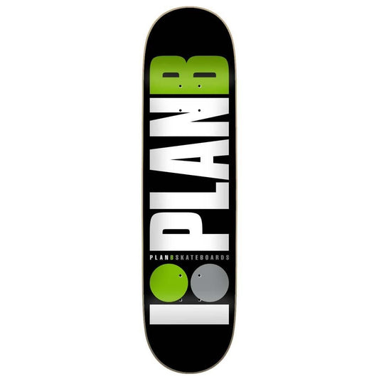 Plan B Team Skateboard Deck Green 8"