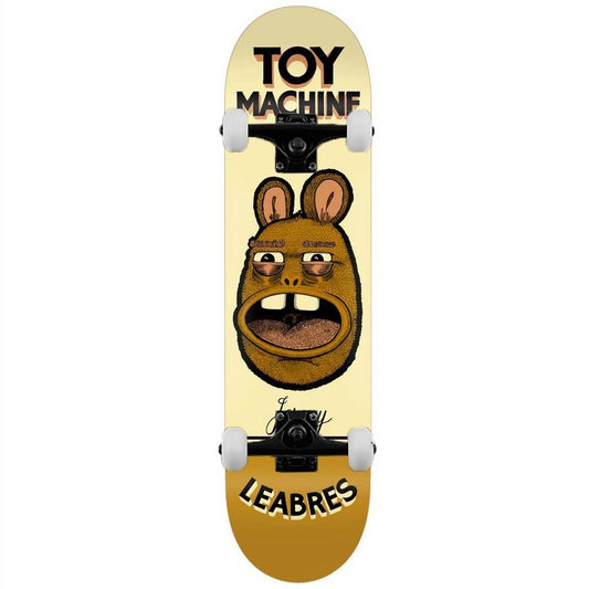Toy Machine Leabres Pen N Ink Complete Skateboard Cream 8.25"