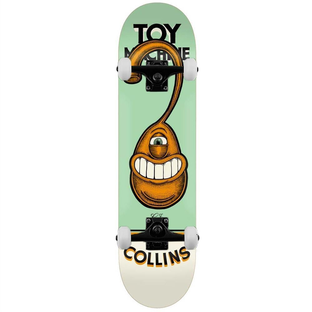 Toy Machine Collins Pen N Ink Complete Skateboard Blue 8.25"