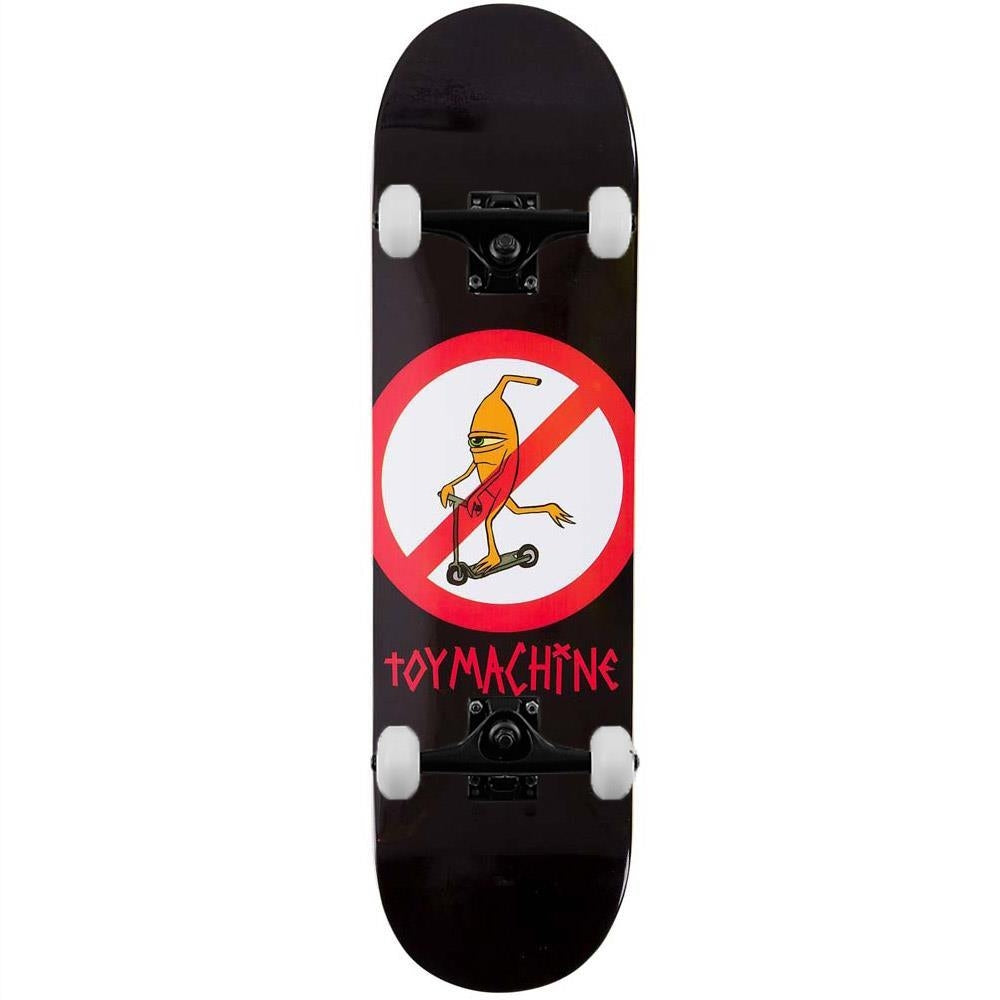 Toy Machine No Scooter Complete Skateboard Black 8.25"