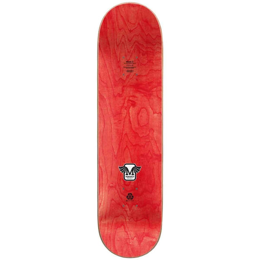 Monarch Leticia Rialto Skateboard Deck Red 8"