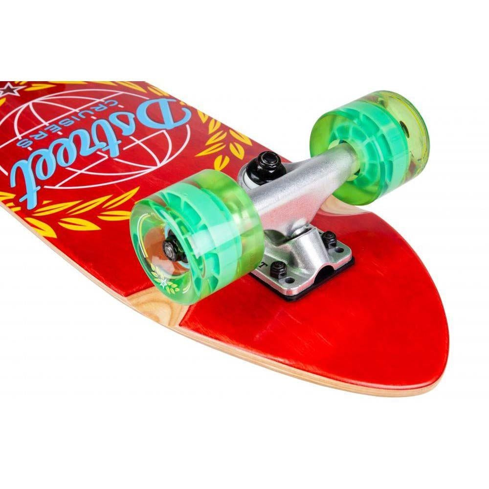 D Street Cruiser Atlas Factory Complete Skateboard Red 28"