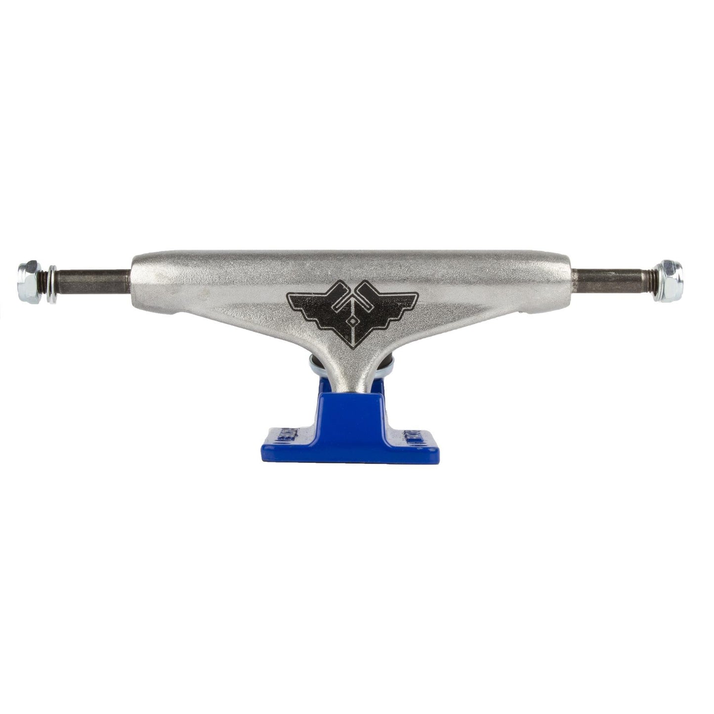 Fracture Wings V2 Skateboard Trucks Raw Blue 5.50