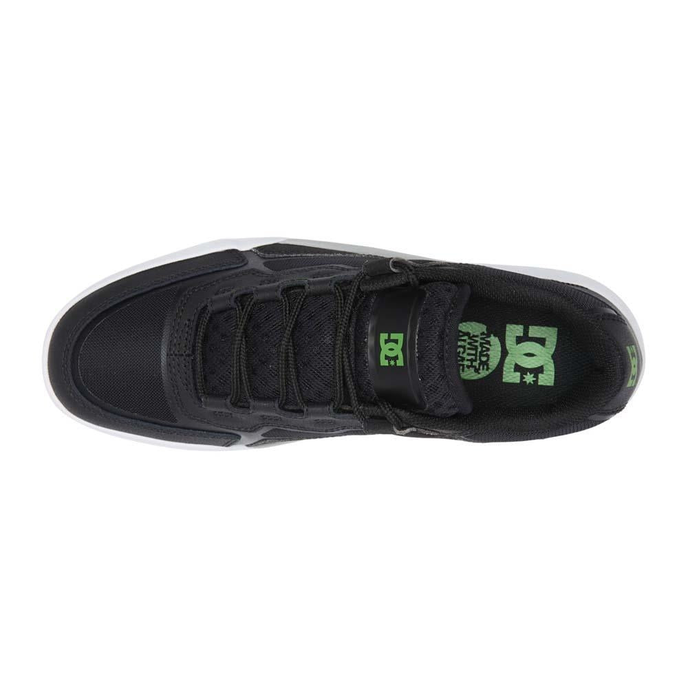 DC Shoe Co DC Metric Black Grey Green Skate Shoes