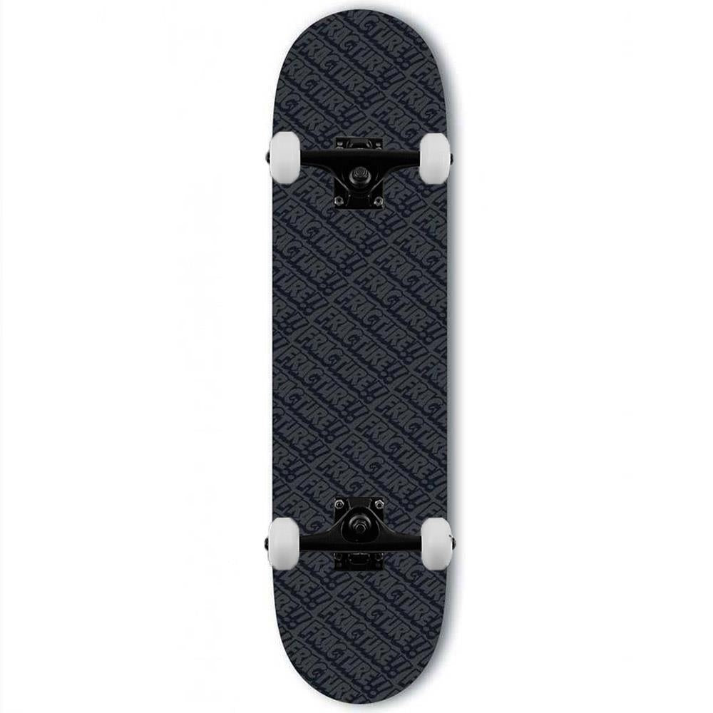 Fracture Skateboards All Over Comic Complete Skateboard Black 8.0"