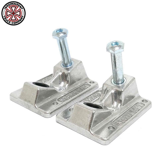 Indy IKP Skateboard Trucks Baseplates Inverted Kingpin Set Silver