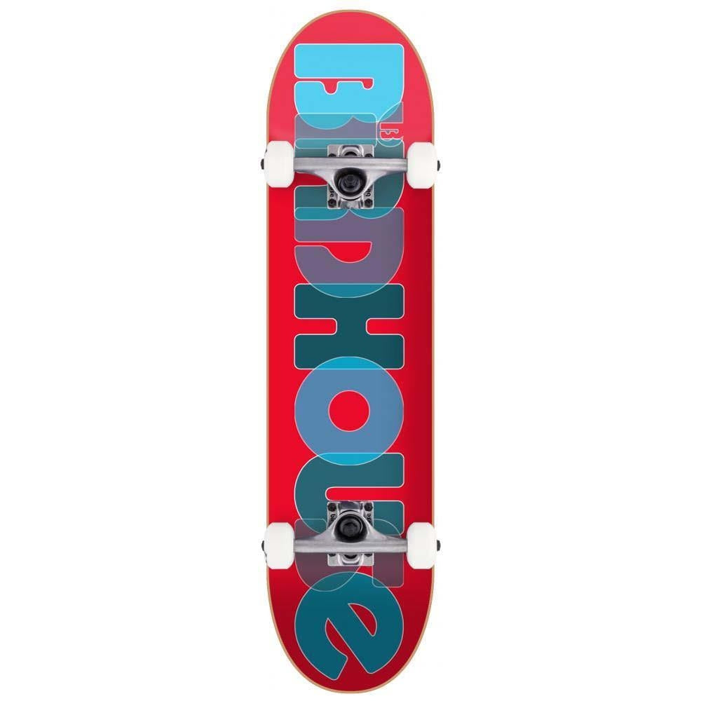 Birdhouse Stage 1 Opacity Logo 2 Factory Complete Skateboard Red 8"