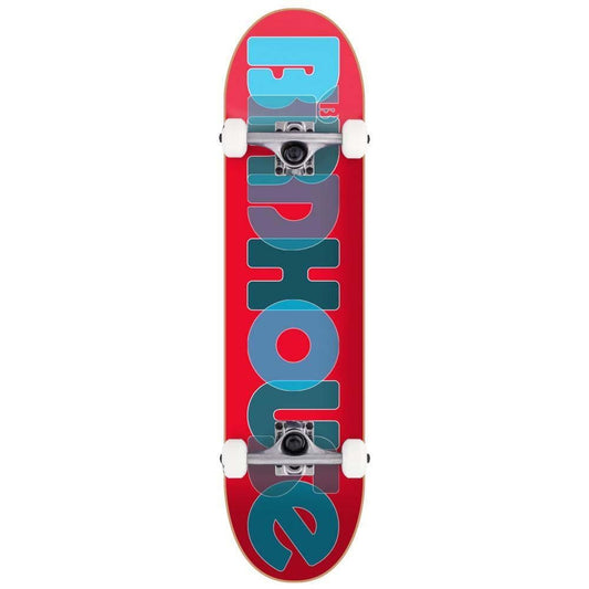 Birdhouse Stage 1 Opacity Logo 2 Factory Complete Skateboard Red 8"