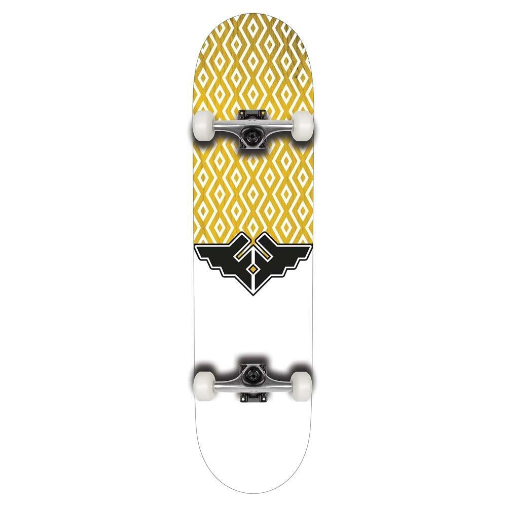 Fracture Wings V5 Factory Complete Skateboard Yellow 8"
