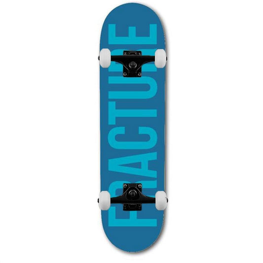 Fracture Fade Complete Skateboard Teal 8.25"