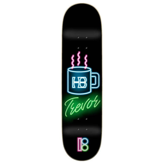 Plan B Neon Trevor Skateboard Deck Black 8.125"