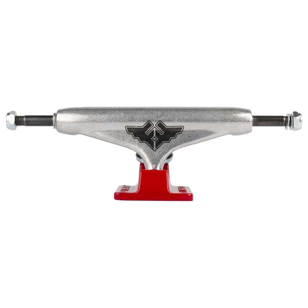 Fracture Wings V2 Skateboard Trucks Raw Red 5.00