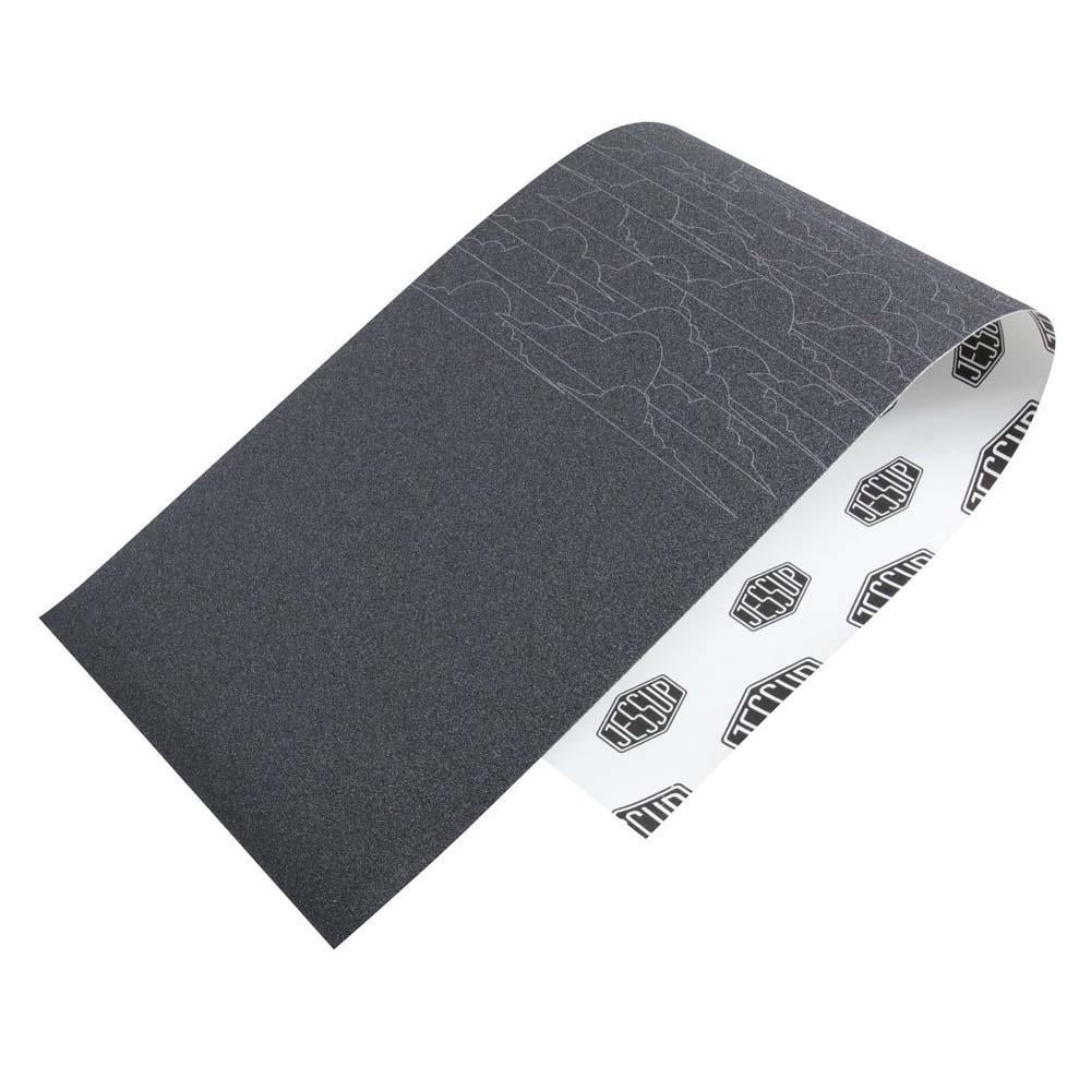 Jessup Skateboard Griptape Silas Baxter-Neal Cloud Burst 9" x 33" Grey
