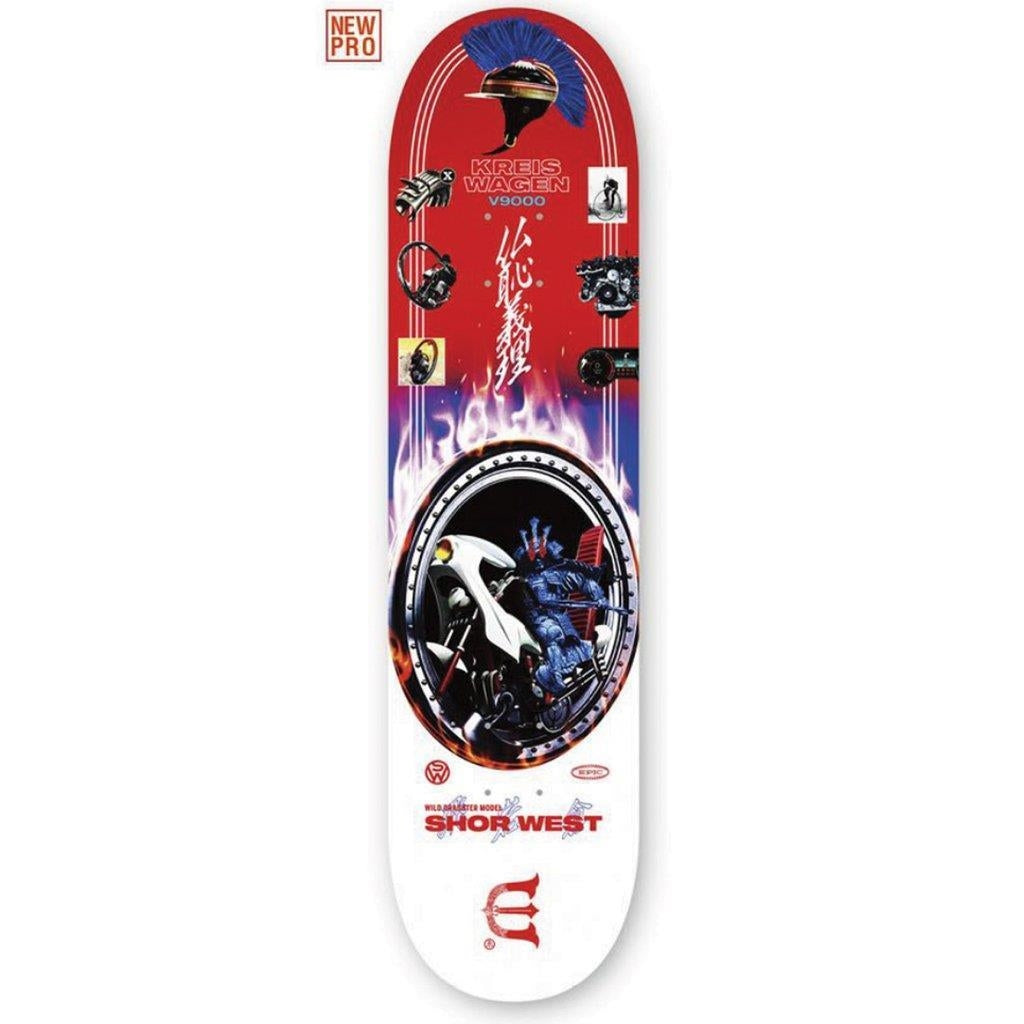 Evisen Skateboards Shor West Skateboard Deck 8"