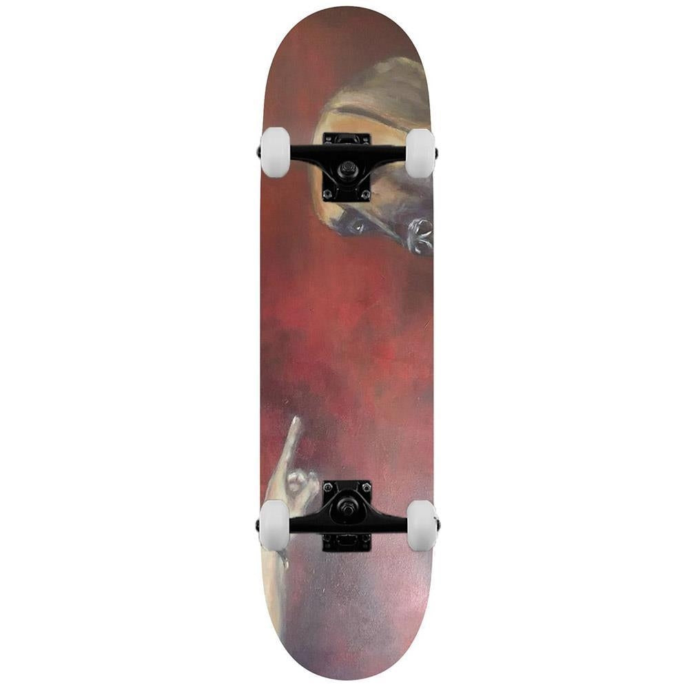 Alltimers Guilty Pup Complete Skateboard Red 8"