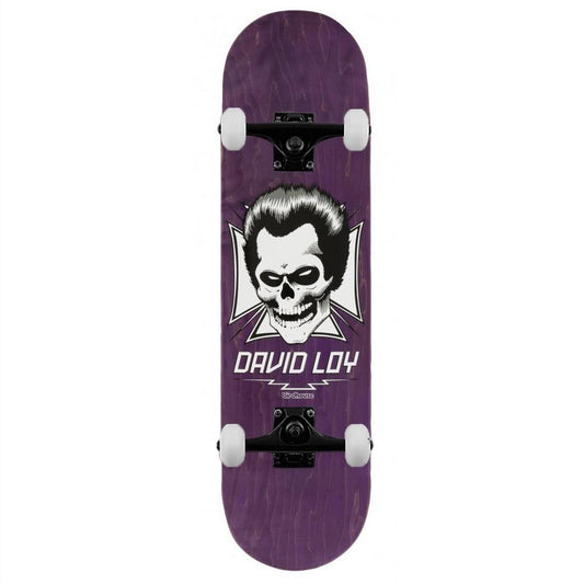 Birdhouse Pro Loy Skull Complete Skateboard Purple 8.38"