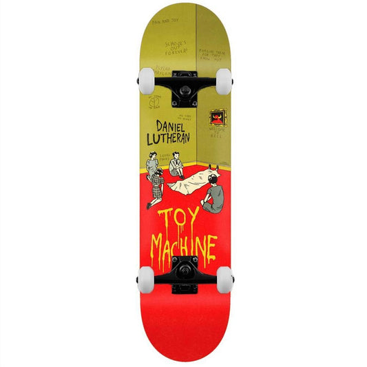 Toy Machine Lutheran Psycho Babylon Complete Skateboard Red Green 8.5"