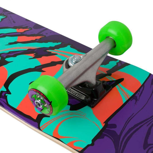 Creature Factory Complete  Skateboard Logo Warp Mid Sk8 Multi 7.8"