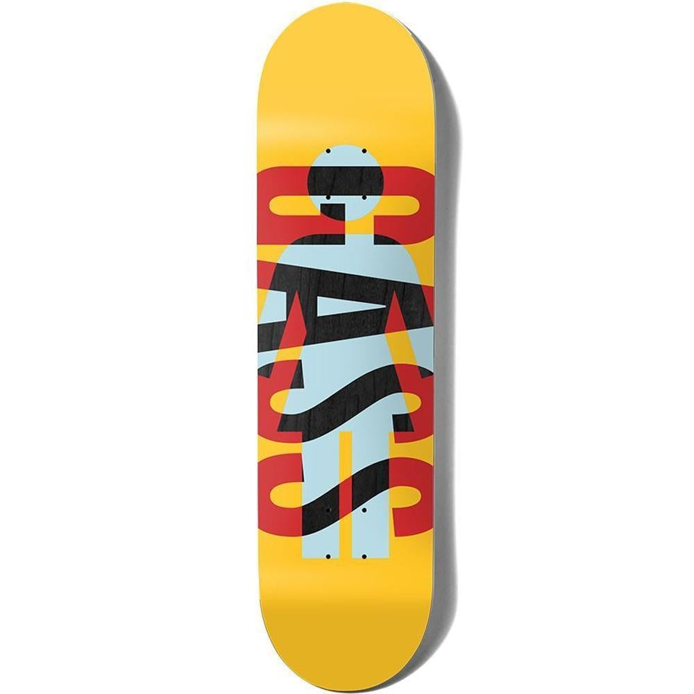 Girl Gass OG Knockout Skateboard Deck Yellow 8.5"