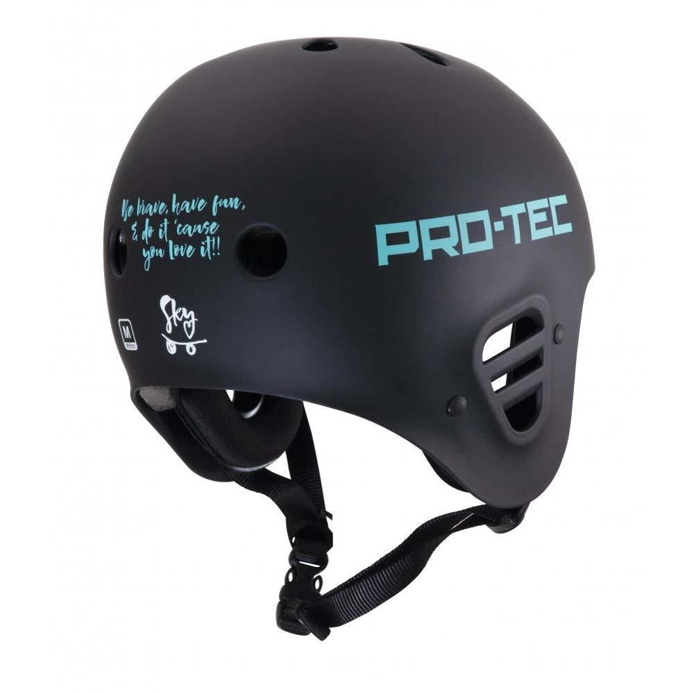 Pro-Tec Helmet Sky Brown Full Cut Black Adult