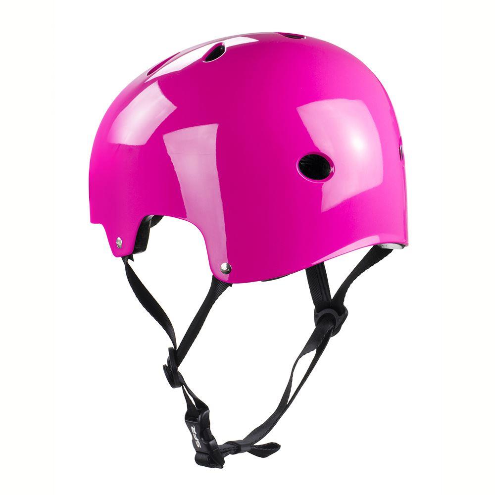 SFR Essentials Skateboard Bmx Helmet Gloss Fluorescent Pink