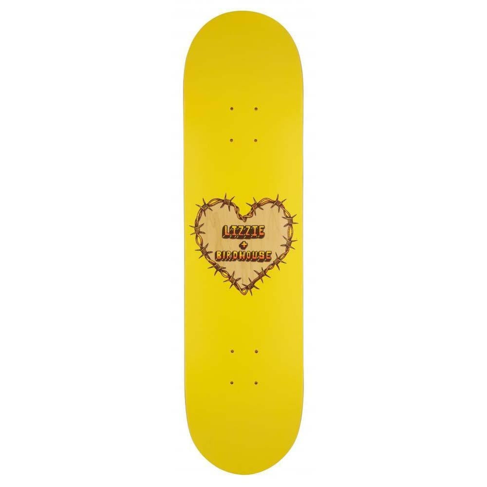 Birdhouse Armanto Heart Protection Skateboard Deck Yellow 8"