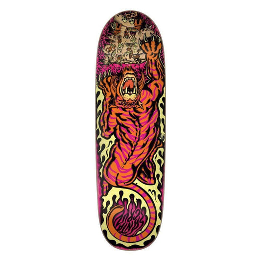 Santa Cruz VX Skateboard Deck Salba Tiger Pop Multi 9.25"