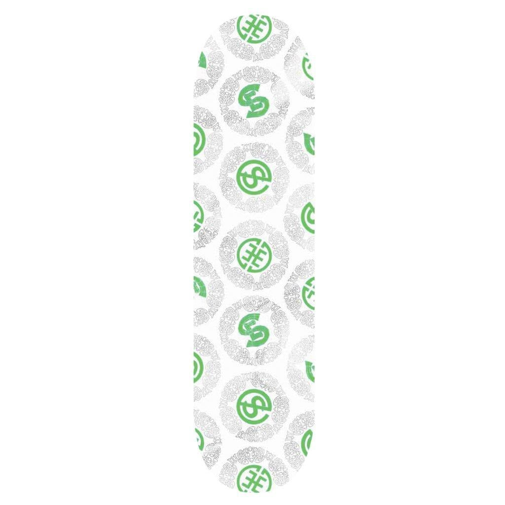 Evisen Skateboards Circle Syndicate Skateboard Deck White 8"