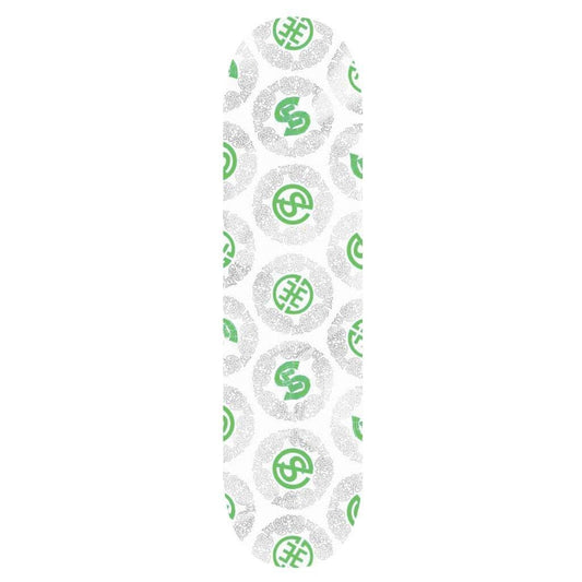 Evisen Skateboards Circle Syndicate Skateboard Deck White 8"