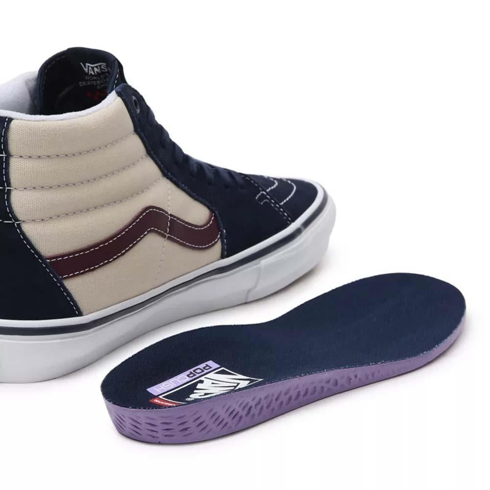 Vans Skate Sk8 Hi Dress Blues Turtledove Skate Shoes